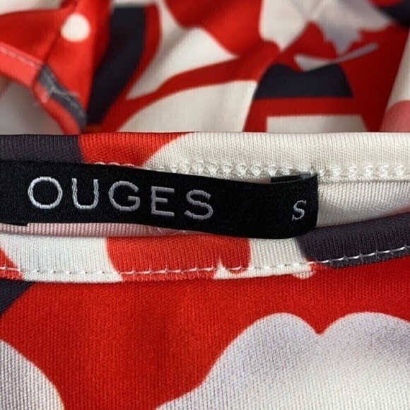 CHRISTMAS SANTA CLAUS Long Sleeve Dress Holiday Party Cocktail Sexy OUGES - Picture 6 of 7